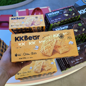 KKBear超友味黑森林可可牛乳味曲奇生打椰椰曲奇饼干休闲零食小吃