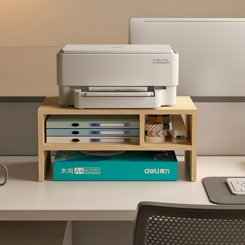 小型打印机架子桌面双层复印机置物架多功能办公室桌上用品收纳架 住宅家具 其他架类 原图主图