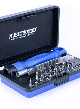 MusicNomad吉他琴头琴颈托架品丝维修保养安装调试工具套装