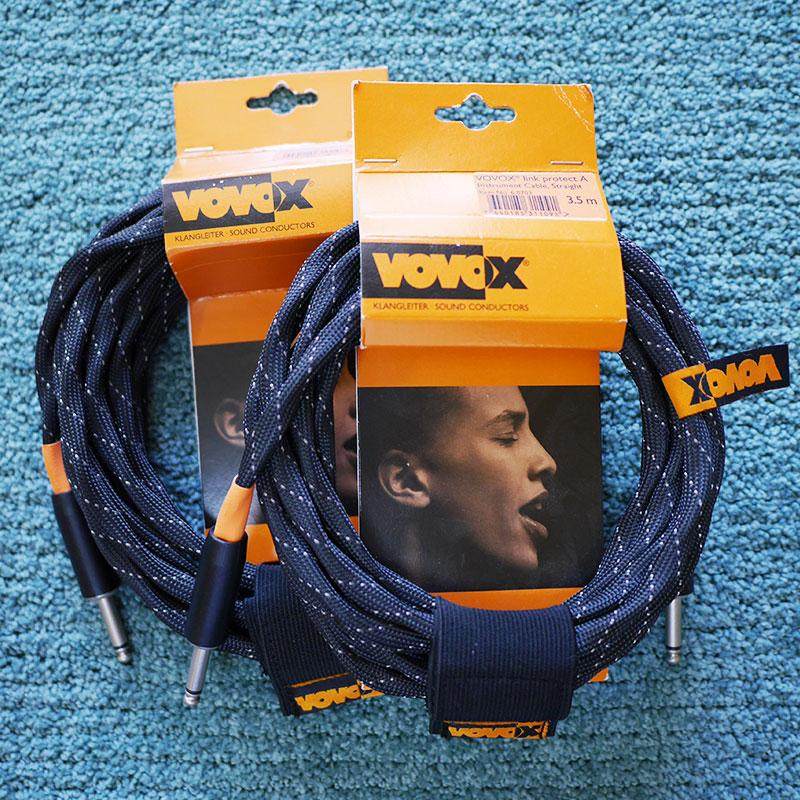 瑞士Vovox Link protect A 乐器电吉他贝司无氧铜度银芯连接线