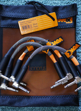 VOVOX Sonorus Protect A 25/50cm/1M发烧级效果器单块短线连接线