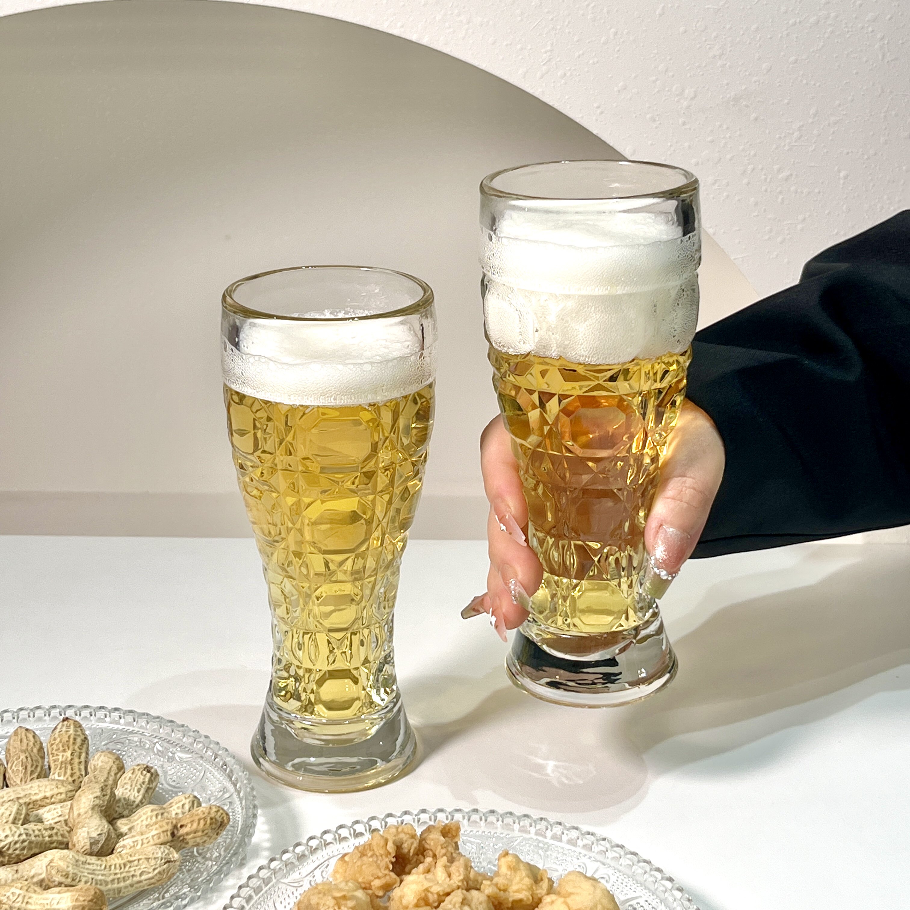 9.9元2只装玻璃啤酒杯