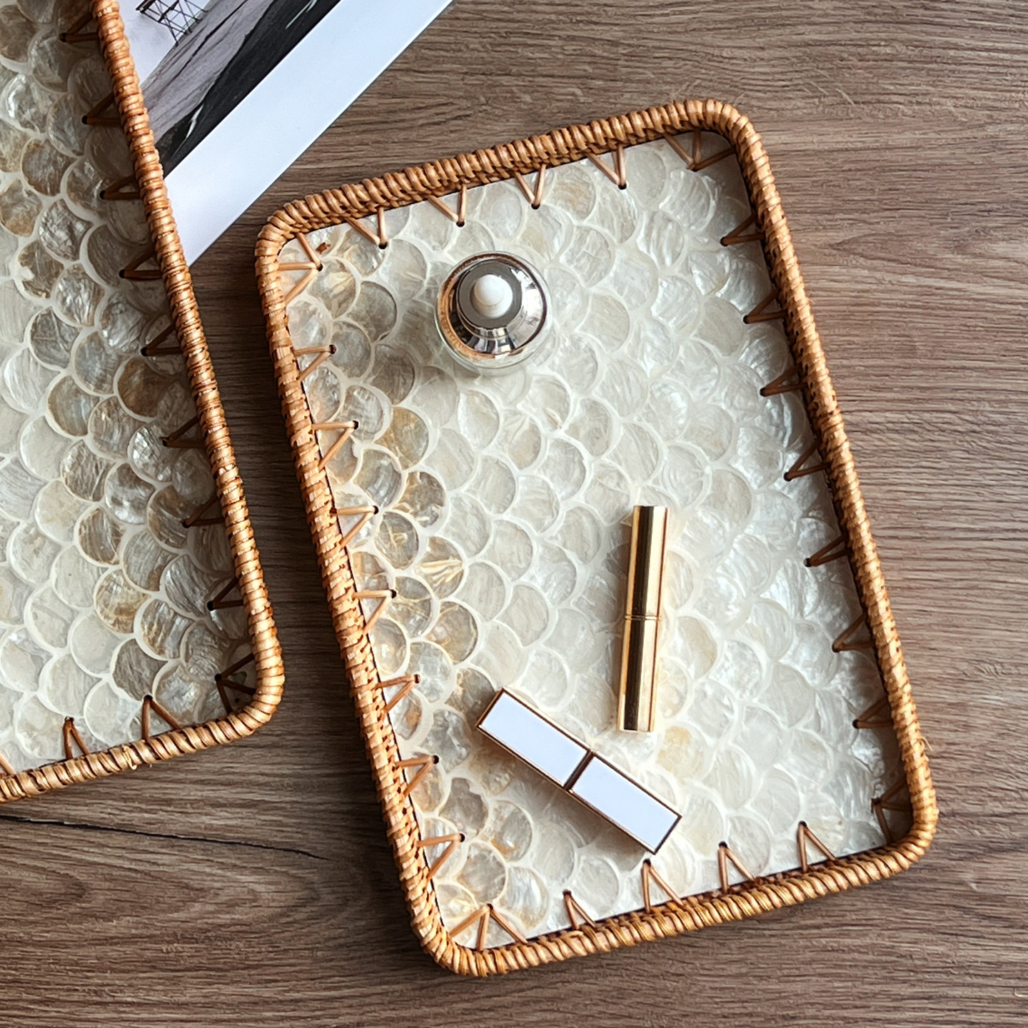 越南藤编托盘贝壳水果盘编织早餐篮北欧风野餐零食筐点心创意篮子,家居饰品,果盘/果篓,淘宝优惠券,粉丝福利购,淘宝优惠卷