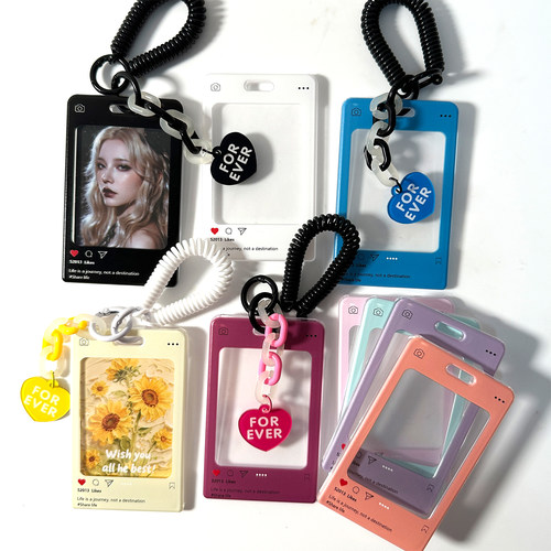 亚克力透明卡套ins风爱豆明星