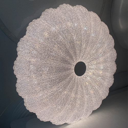 奶油风水晶吸顶灯卧室灯