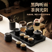 黑陶功夫茶具套装 家用轻奢高档泡茶专用一整套功夫茶壶喝茶杯