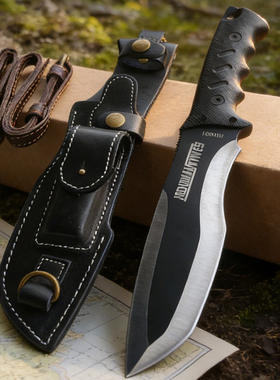 砍大骨刀水果刀手扒肉多功能露营钓鱼割肉餐刀家用吃羊排烧烤刀具