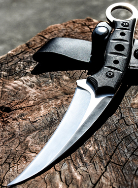 蒙族手把肉小刀锻造刀蒙古吃肉刀牛排刀藏族手扒肉刀水果刀送皮套