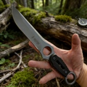 手把肉刀水果刀手扒肉多功能露营钓鱼割肉餐刀家用吃羊排烧烤刀具