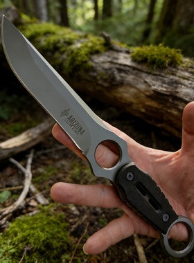 手把肉刀水果刀手扒肉多功能露营钓鱼割肉餐刀家用吃羊排烧烤刀具