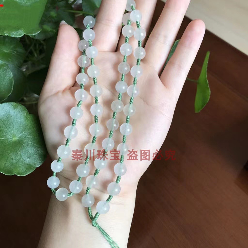 玉珠项链绳吊坠挂绳玉佩绳吊坠绳手工编织毛衣链新疆金丝玉黄龙玉