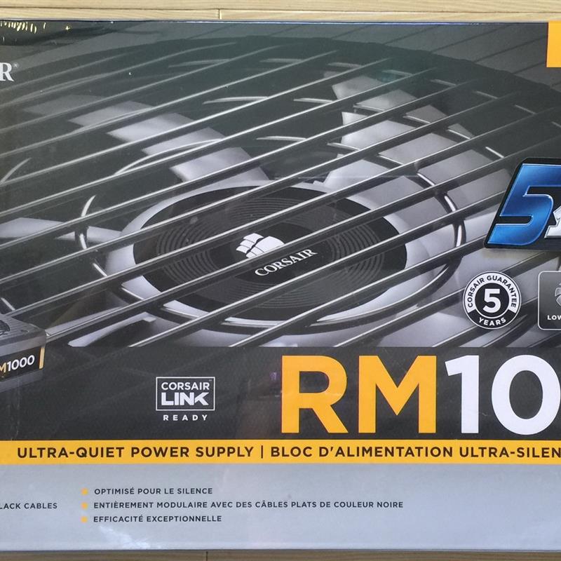 Corsair/ RM1000 额定1000W 全模组电源 80Plus金牌 现货