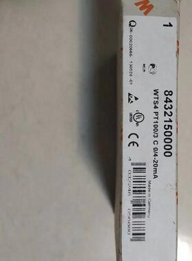 全新Weidmuller隔离器 WTS4 PT100/3 C 0/4-20mA 现货8432150000