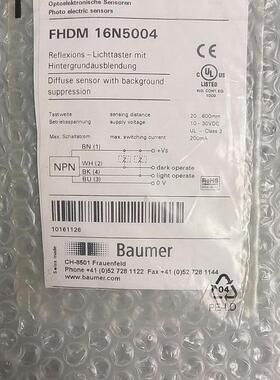 全新原装  BAUMER   FHDM 16N5004  现货  实物拍摄