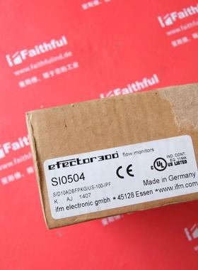 SI0504 易福门全新流量传感器 SID10ADBFPKG/US-100-IPF