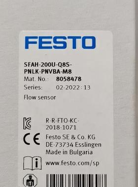 FESTO   SFAH-200U-Q8S-PNLK-PNVBA-M8 全新未开封!