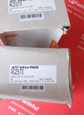 Ifm AC2570 易福门全新AS-i ClassicLine从站模块  4AI Pt100