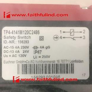 TP4 安士能全新安全模块 4141M120C2486 156293 Euchner