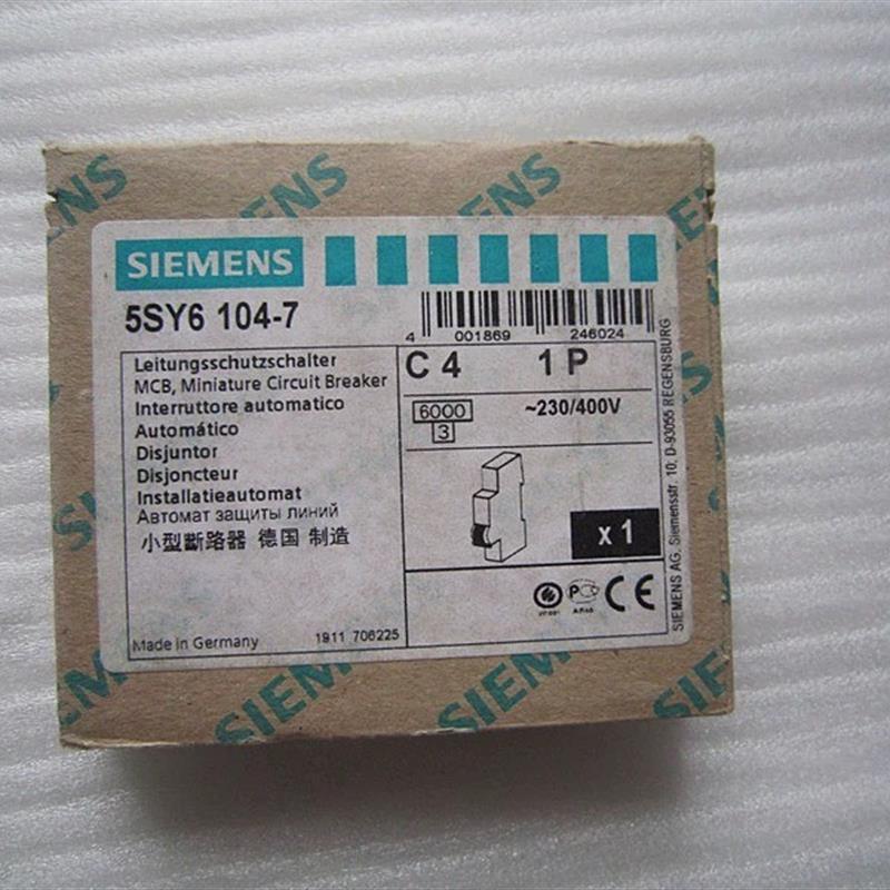 全新 原装 正品 进口小型断路器 5SY6 104-7 当日发货