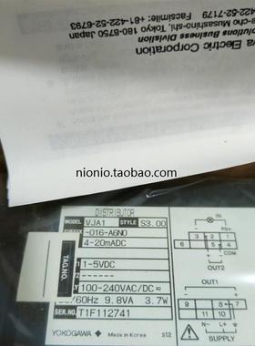 横河JUXTA信号转换器VJA1-016-A6N0横河RTD双输出VJR6-026-166U