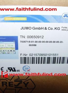 Jumo 00650912 久茂全新双通道控制器  DICON touch 703571/8-01