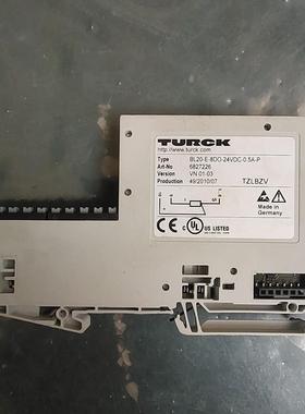 图尔克 BL20-E-8DO-24VDC-0.5A-P 6827226  包功能 实物拍摄
