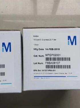 密理博MPGP02001终端过滤器 ;原装Millipak Express 20 0.22um