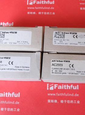 Ifm AC2558 易福门全新AS-i ClassicLine从站模块 4DO T M12