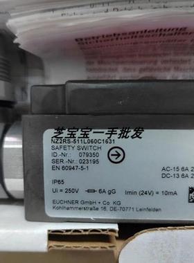安能士NZ2RS-511L060C1631 SAFETY SWITCH 079350