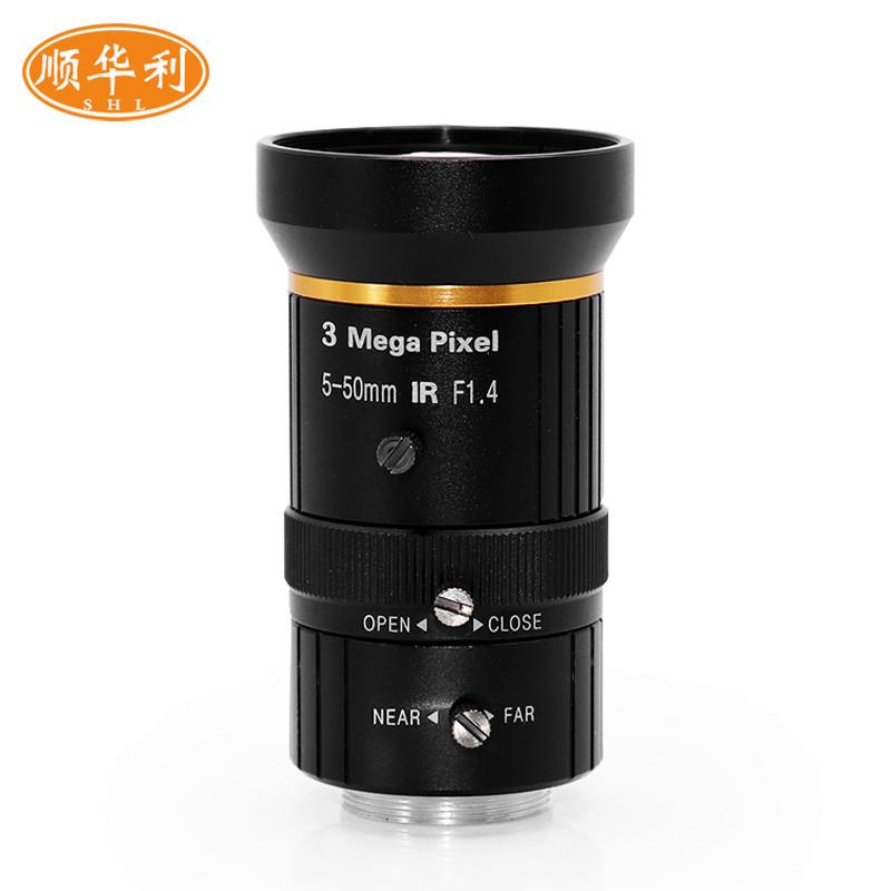 高清5-50mm手动变焦镜头CS监控配件车牌人像识别 直播教学镜头