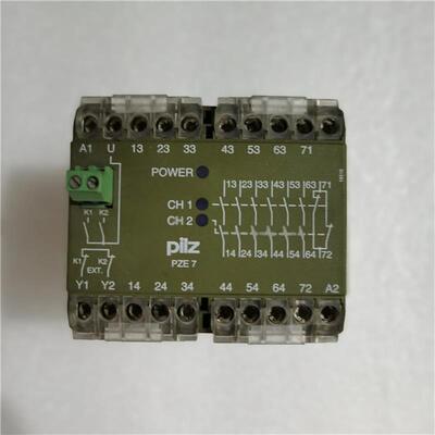 原装德国安全继电器pilz皮尔兹PZE/7 24VDC 6S 10 474050 议价