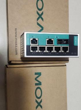 MOAX交换机 ,EDS-208A-S-SC,7电口一光口,以太网交换机