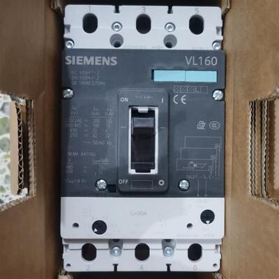 西门子高分段断路器VL160L 3P 80 100 160A 3VL1716-3AA33-0AA0
