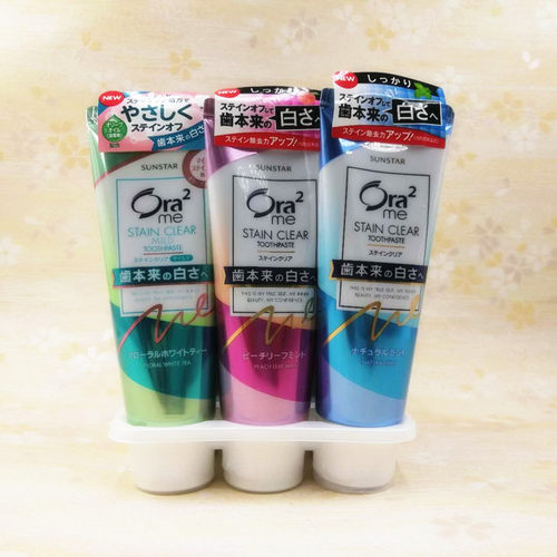 ora2日本原装进口蜜桃新款牙膏