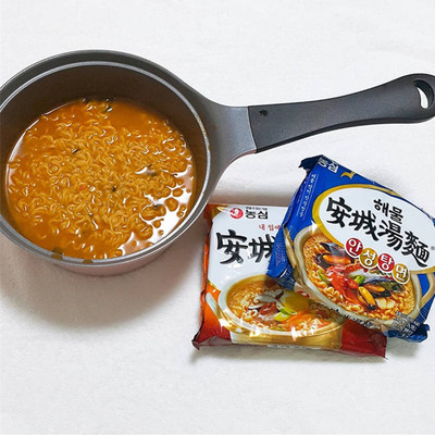 韩国进口泡面小食堂农心安城汤