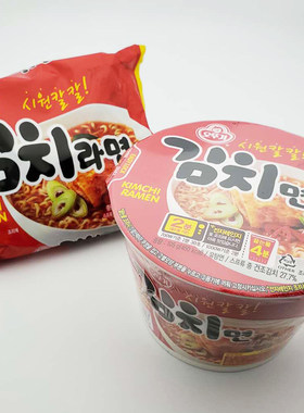 奥土基进口好吃的网红泡菜拉面