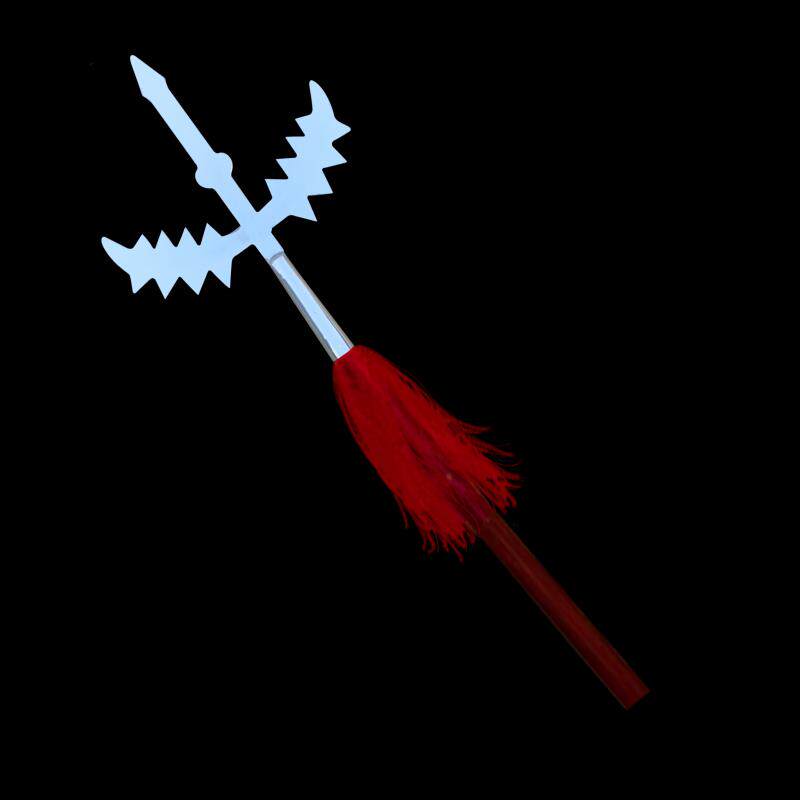 凤翅镗武术器材宇文成都兵器凤翅鎏金镗九曲凤翅镗枪靶十八般兵器