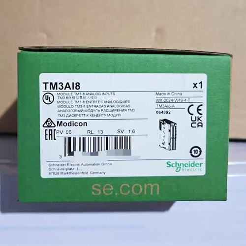 原装施耐德PLC扩展模块TM3AI4