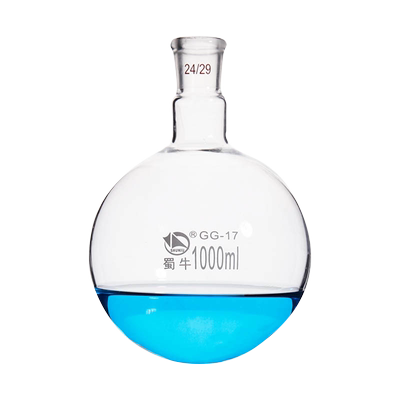 玻璃单口圆底烧瓶标口磨口蒸馏瓶