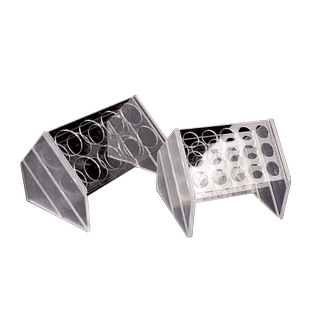 实验室 10 15 50ml 有机玻璃斜型离心管架多功能离心管架子支架试管架 6孔8孔 可定做