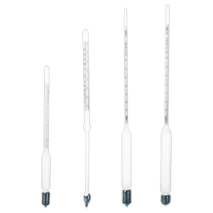 仪器仪表玻璃密度计液体比重计玻璃浮计盐度计浓度计婆梅计实验用