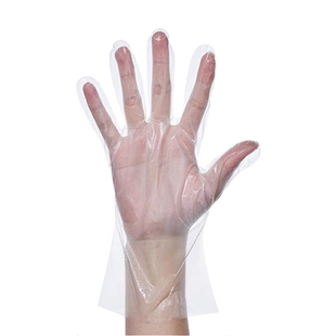 一次性pe手套实验室光明加厚塑料薄膜cpe手套塑料手套光明薄膜手套大 中 小号