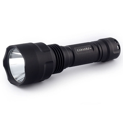 Convoy手电筒黑色C8 XML2 LED强光远射适合户外携带徒步露营探险