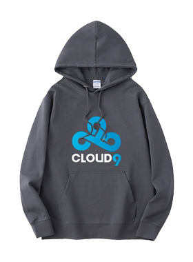 CSGO游戏LOL周边北美Cloud 9战队C9电竞卫衣连帽韩版衣服套头男女