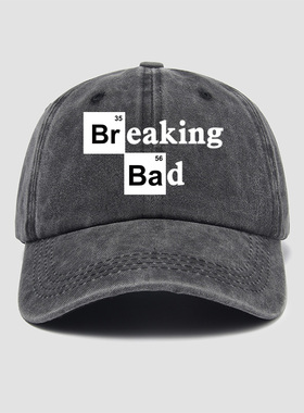 美剧breaking bad绝毒师命周边帽子棒球帽男女潮鸭舌帽遮阳帽户外