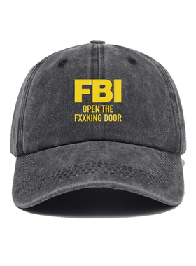 FBI联邦调查局CIA中央情报局美剧电影同款帽子棒球帽男女青少年鸭