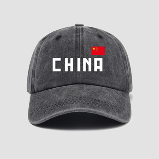 中国男篮男足运动会CHINA帽子棒球帽男女原创鸭舌帽遮阳帽户外防