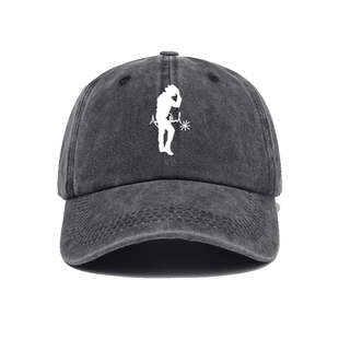 MJ迈克尔杰克逊帽子棒球帽做旧男女鸭舌帽遮阳帽户外防晒休闲运动