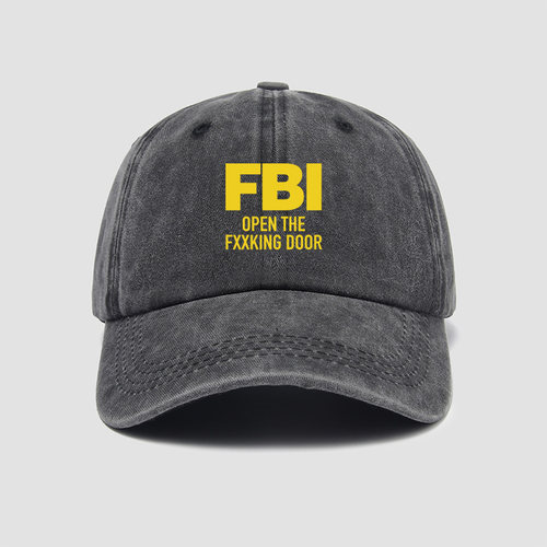 FBI联邦调查局CIA中央情报局美剧电影同款帽子棒球帽男女青少年鸭