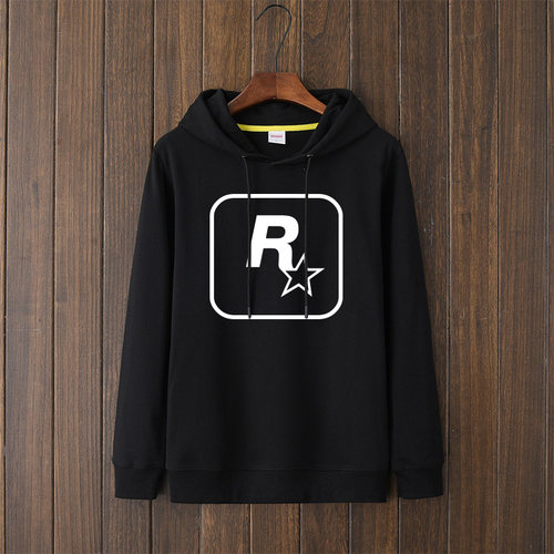 慵懒gta5游戏公司标志套头卫衣